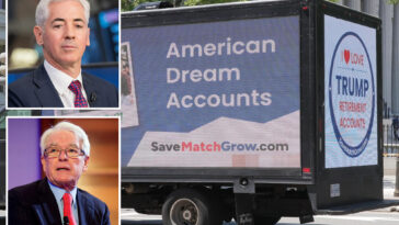 bill-ackman,-charles-schwab-back-campaign-touting-trump’s-american-dream-accounts