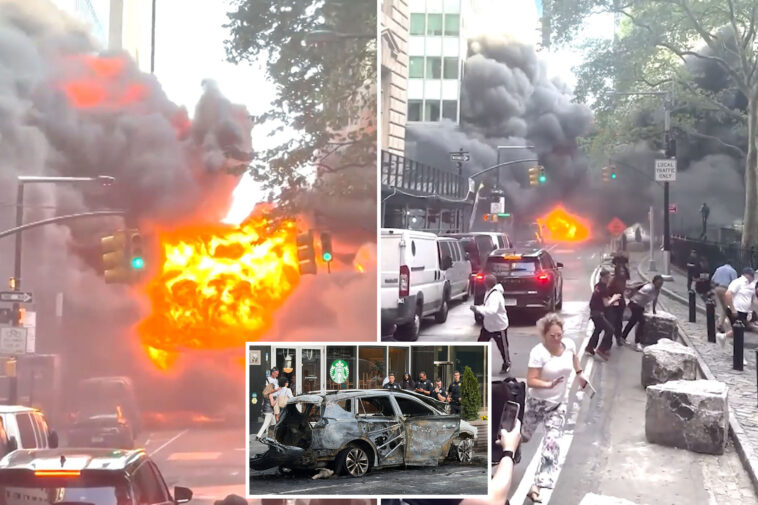 insane-video-shows-mta-car-explode-in-huge-nyc-fireball-near-wall-street’s-charging-bull