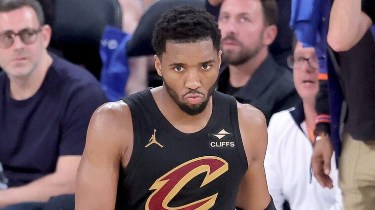 cavaliers-star-donovan-mitchell-offers-explicit-assessment-of-the-team’s-historic-collapse-to-the-knicks