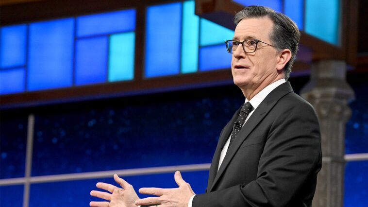 colbert’s-final-year-marked-by-attacks-on-trump,-liberal-talking-points-and-celebs-kissing-his-ring