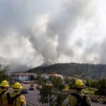 white-smoke-rises-from-los-angeles,-signaling-karen-bass-is-still-mayor