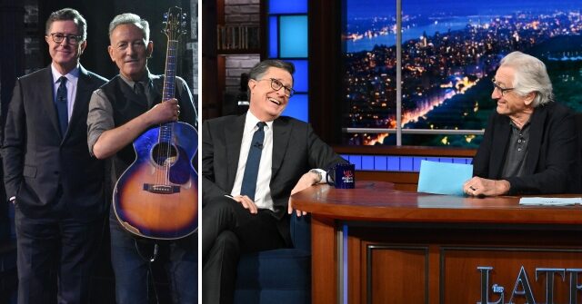 bruce-springsteen,-robert-de-niro-take-shots-at-trump-during-colbert’s-second-to-last-‘late-show’