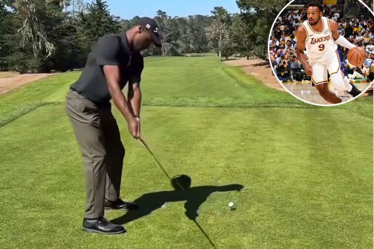 lakers’-bronny-james-has-better-golf-swing-than-lebron