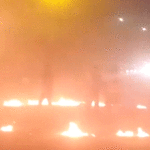 video-captures-gasoline,-flames-and-chaos-during-illegal-street-takeover