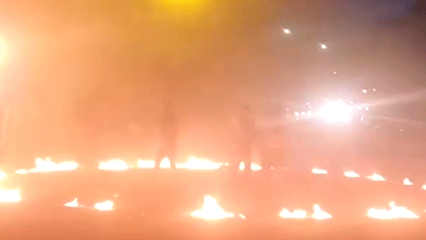 video-captures-gasoline,-flames-and-chaos-during-illegal-street-takeover
