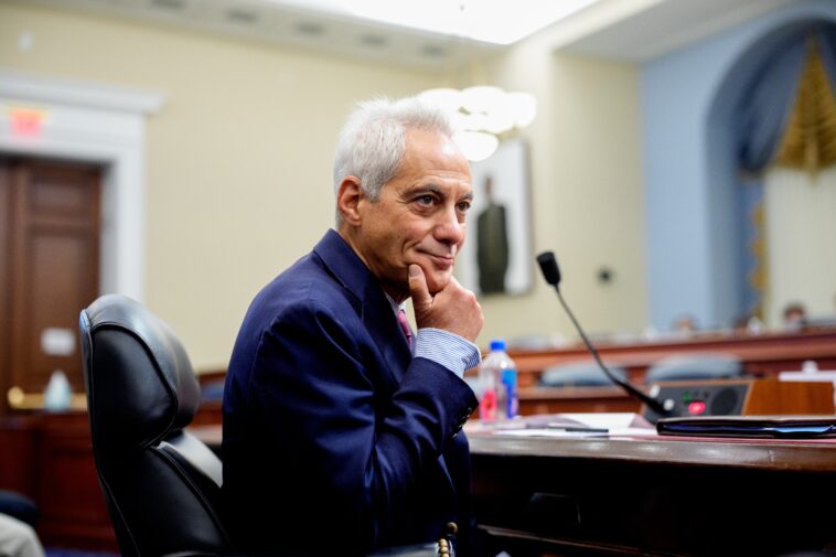 why-rahm-emanuel-says-democrats-have-gotten-‘too-comfortable-in-the-bathroom’-as-he-mulls-2028-white-house-bid