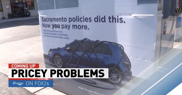 chevron-fights-back-against-radical-left’s-vandalism-campaign-–-slaps-“sacramento-policies-did-this”-signs-on-california-gas-pumps-after-newsom-tells-californians-to-avoid-the-gas-company