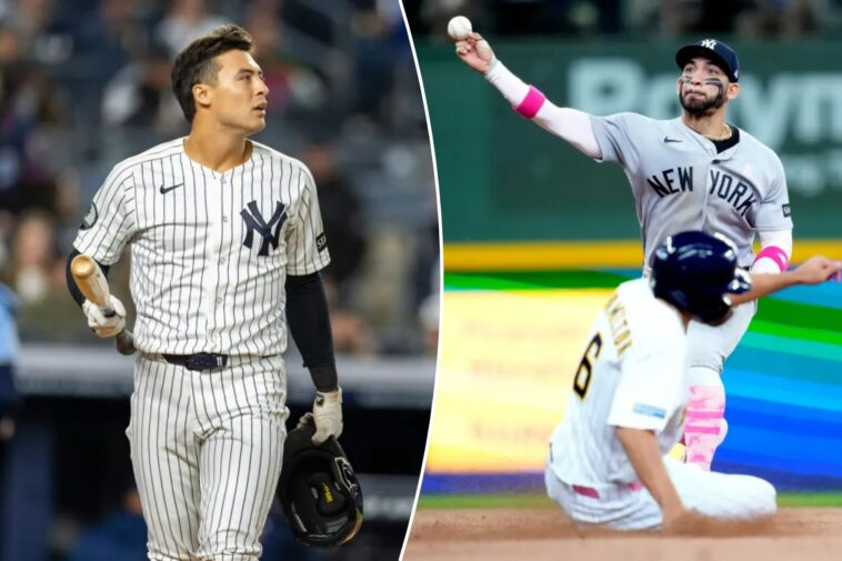 anthony-volpe-out-of-the-lineup-as-jose-caballero-makes-injury-return-in-telling-yankees-sign