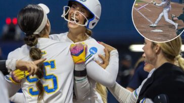 ucla-softball-belts-three-homers-to-blow-past-central-florida-in-super-regional