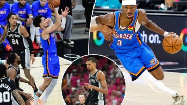 thunder-climb-out-of-early-hole-to-beat-spurs-thanks-to-shai-gilgeous-alexander’s-big-night,-bench