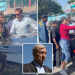 protester-pulls-knife-on-tom-steyer-staffer-at-la-campaign-event-—-as-wild-video-shows-angry-activists-confronting-billionaire