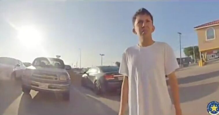 texas-dps-arrest-human-smuggler-in-hotel-parking-lot-attempting-to-flee-on-foot;-four-illegal-aliens-found-in-suspect’s-vehicle-(video)