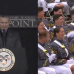 watch:-war-sec-pete-hegseth-drops-epic-line-torching-wokeness-at-west-point-commissioning-ceremony,-does-trump-impression