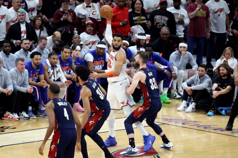 karl-anthony-towns-returns-as-offensive-‘hub’-for-knicks-and-cavaliers-have-no-answers