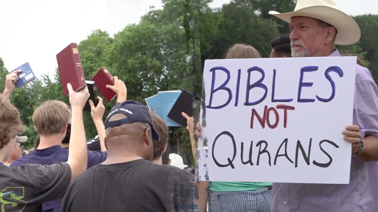 outrage-over-qurans-and-hijabs-at-texas-school-ignites-bible-revival-outside-campus-gates