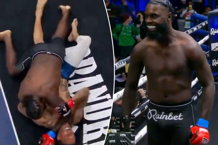 lance-stephenson-chokes-out-michael-beasley-in-first-round-of-wild-mma-fight-between-ex-nba-teammates