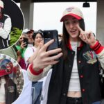 caitlin-clark-rocks-custom-helmet,-get-raucous-ovation-as-indy-500-grand-marshal