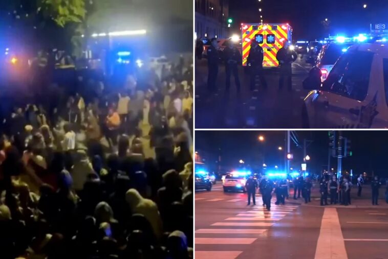 5-officers-struck-by-car-after-‘teen-takeover’-hits-chicago’s-west-side-—-as-19-people-hurt-in-shootings