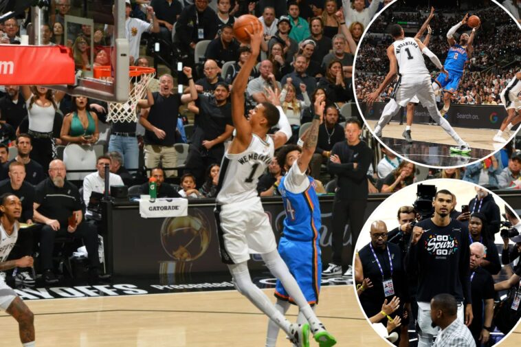 victor-wembanyama,-spurs-overpower-thunder-in-game-4-rout-to-even-series