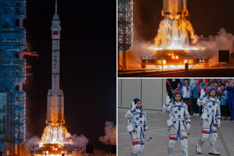 china-launches-shenzhou-23-spacecraft-with-1-of-3-astronauts-set-for-yearlong-stay
