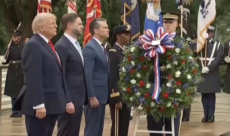 watch-live:-president-trump-delivers-remarks-at-memorial-day-wreath-laying-ceremony-–-12-pm-et