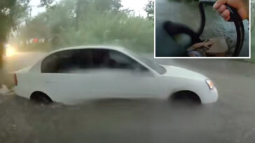 cop-plucks-baby-from-car-overtaken-by-texas-floodwaters-in-dramatic-bodycam-clip:-‘i’m-going-in’