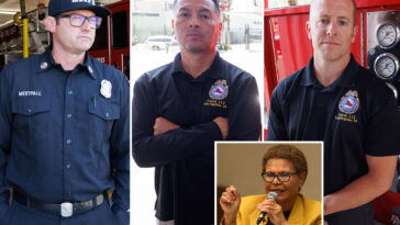 furious-la-firefighters-take-rarely-seen-step-in-fight-against-karen-bass:-‘domino-effect’