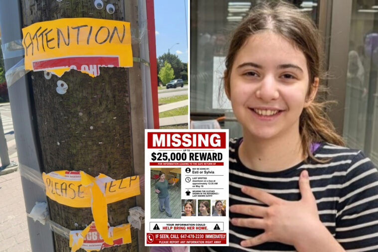 ‘cruel’-vandals-rip-down-posters-for-missing-jewish-teen-girl-who-vanished-in-toronto