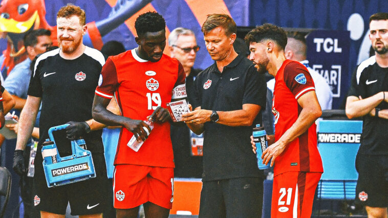 canada-coach:-alphonso-davies-will-play-in-world-cup,-likely-to-miss-opener