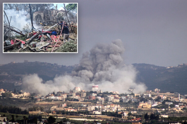 idf-strikes-over-100-hezbollah-sites,-targets-terrorist-operatives-in-southern-lebanon
