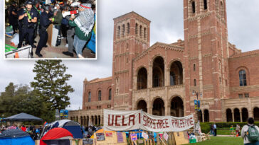vile-antisemitic-ucla-students-formed-jewish-exclusion-zone,-beat-them-unconscious,-attacked-with-sticks:-suit