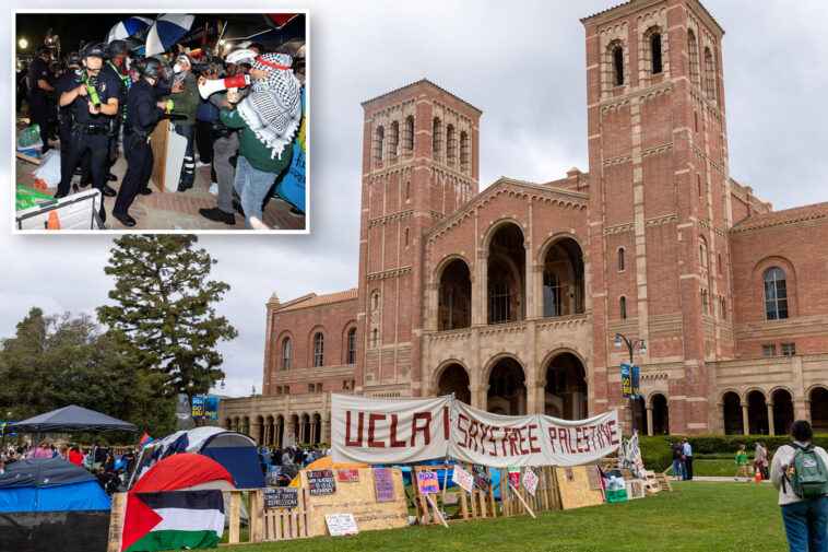 vile-antisemitic-ucla-students-formed-jewish-exclusion-zone,-beat-them-unconscious,-attacked-with-sticks:-suit