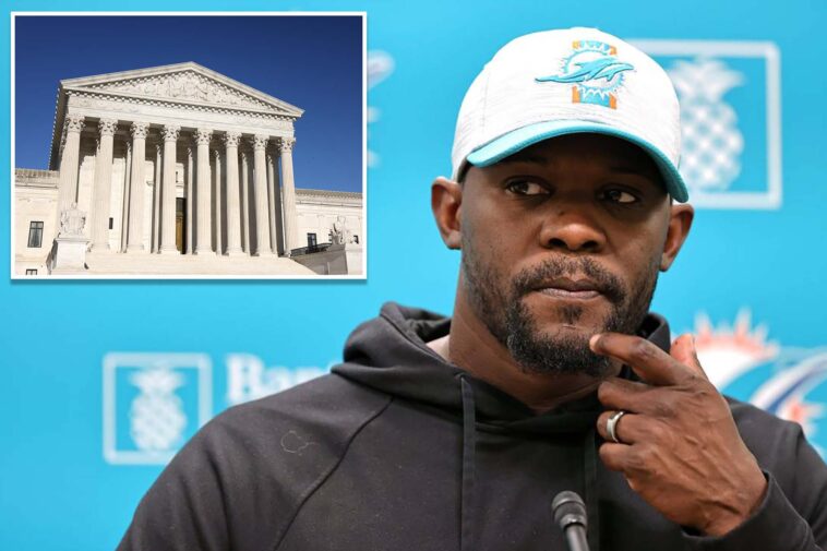 supreme-court-denies-nfl’s-bid-to-keep-former-dolphins-coach-brian-flores’-discrimination-lawsuit-from-heading-to-court