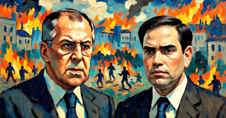 russian-foreign-minister-lavrov-speaks-with-secretary-rubio,-urges-us-to-evacuate-diplomats-and-citizens-ahead-of-further-massive-strikes-on-kiev