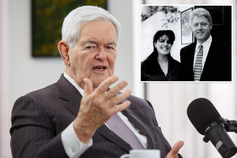 it-was-‘a-mistake’-to-impeach-clinton-over-monica-lewinsky-scandal,-gingrich-tells-‘pod-force-one’