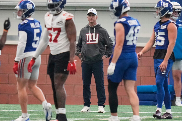 what-john-harbaugh-is-trying-to-find-in-the-controlled-chaos-of-the-giants’-spring-practices