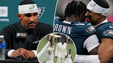 jalen-hurts-claims-relationship-with-aj.-brown-is-‘really-good’-as-wedding-and-trade-drama-swirls