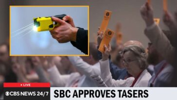 sbc-approves-use-of-tasers-on-any-visitor-who-tries-to-slip-past-greeters