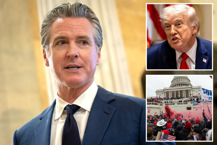 gavin-newsom-calls-for-100%-tax-on-trump’s-jan.-6-‘slush-fund’