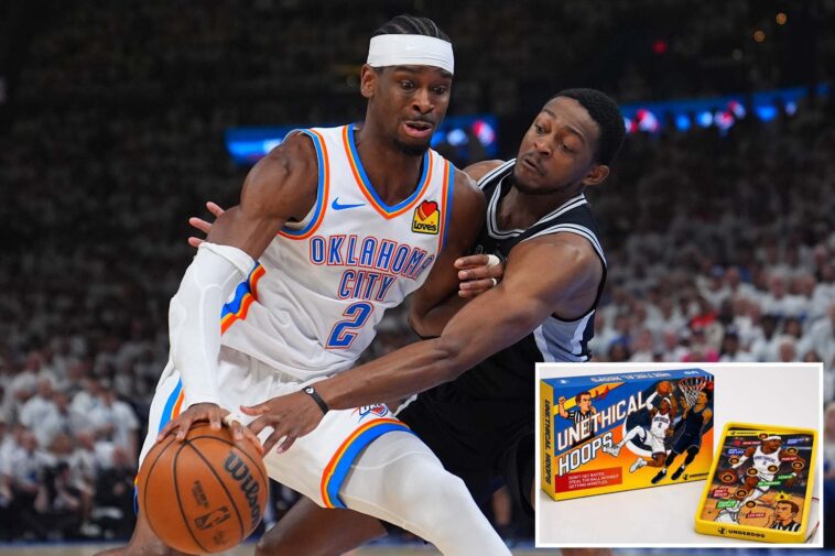 shai-gilgeous-alexander-sends-legal-threat-over-‘unethical-hoops’-board-game-mocking-notorious-flops