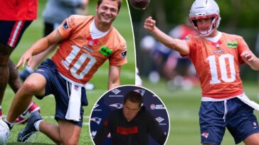 patriots-qb-drake-maye-has-awkward-‘thiccer’-debate-with-reporter