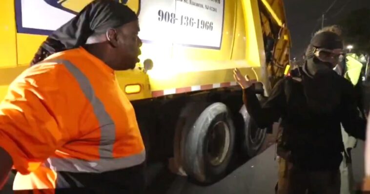 watch:-anti-ice-agitators-show-their-true-colors-when-truck-driver-gets-out-of-vehicle-and-confronts-them