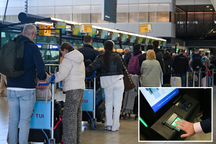 european-airport-plagued by-enormous-lines-after-new-system-causes-travel-chaos: ‘total-cluster-f–k’