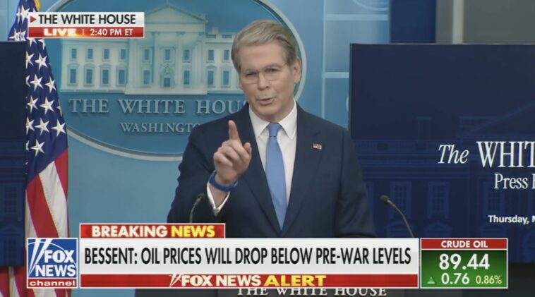 scott-bessent-just-ended-gavin-newsom’s-entire-argument-over-proposed-100%-tax-on-trump-anti-weaponization-payouts-in-five-words