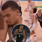 video-shows-victor-wembanyama-telling-spurs-teammates-‘hard-foul’-before-suspicious-game-5-ending