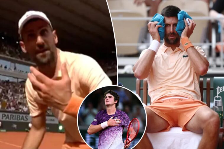 novak-djokovic-snaps-at-cameraman-before-stunning-french-open-loss