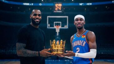 tearful-lebron-james-hands-over-flopping-crown-to-shai-gilgeous-alexander
