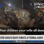 new:-“i’ll-kill-your-whole-f*cking-family!”-–-anti-ice-rioter-arrested-after-threatening-to-murder-agent-and-his-family,-another-arrested-for-biting-agents-(video)