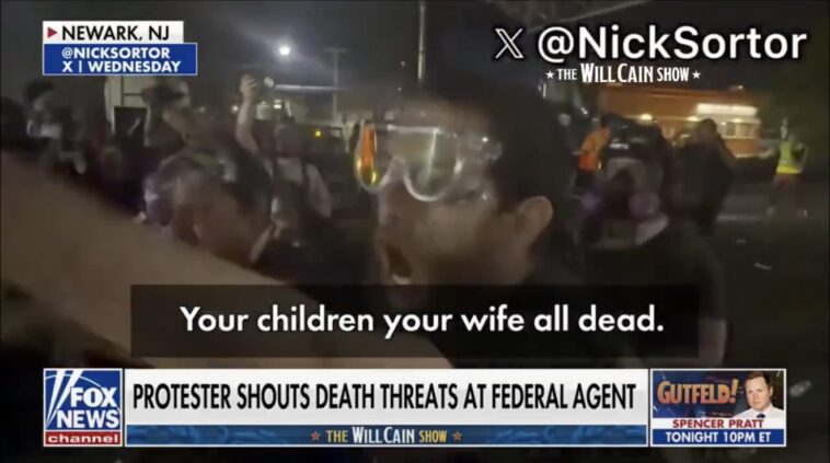new:-“i’ll-kill-your-whole-f*cking-family!”-–-anti-ice-rioter-arrested-after-threatening-to-murder-agent-and-his-family,-another-arrested-for-biting-agents-(video)