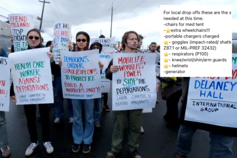 anti-ice-protesters-pooling-cash-for-riot-gear,-military-grade-goggles-to-fuel-newark-mayhem